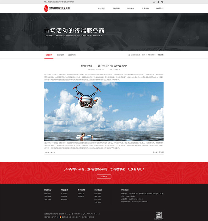 凌銳整合營銷網(wǎng)站建設